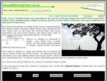 Tablet Screenshot of drawmyfamilytree.co.uk